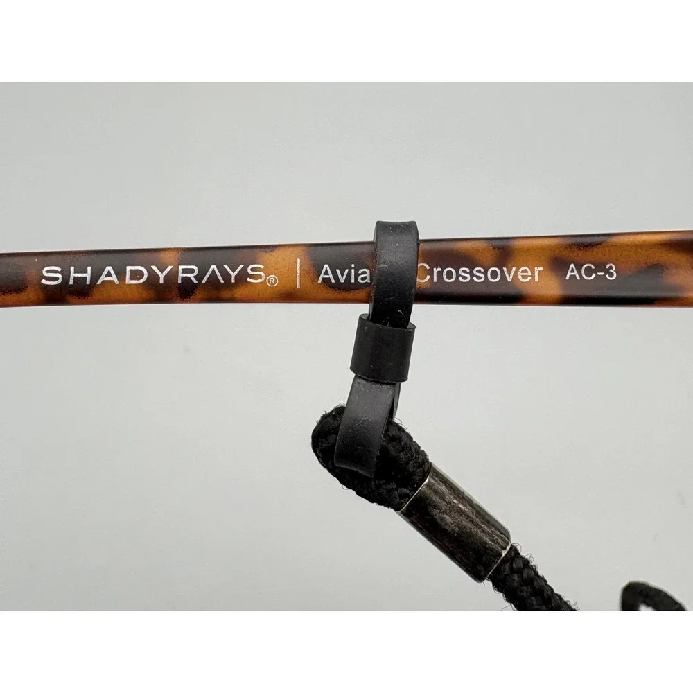 Shady Rays‎ Sunglasses Aviator Crossover AC-3 Brown Tortoise Polarized w/Case